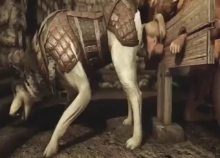 Animated zoo porn showing a girl who gets ruined